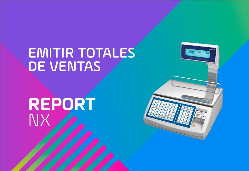 Report NX LCD - Reporte de totales de ventas 
